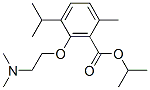 CAS 登录号：53206-73-8， 3-[2-(二甲基氨基)乙氧基]对伞花烃-2-羧酸异丙酯