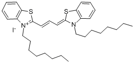 CAS#: 53213-89-1, 3,3'-Dioctylthiacarbocyanine Iodide