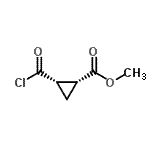 CAS#: 53229-56-4, Methyl (1R,2S)-2-(Chlorocarbonyl)Cyclopropanecarboxylate