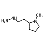 CAS 登录号：53242-81-2， 2-(2-肼基乙基)-1-甲基吡咯烷