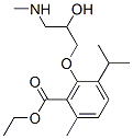 CAS 登录号：53251-85-7， 3-[2-羟基-3-(甲基氨基)丙氧基]对伞花烃-2-羧酸乙酯
