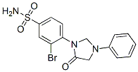 CAS 登录号：53297-81-7， 3-溴-4-(5-氧代-3-苯基-咪唑烷-1-基)苯磺酰胺