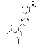 CAS 登录号：532980-93-1， 5-碘-2-{[(3-硝基苯甲酰)硫代氨基甲酰]氨基}苯甲酸