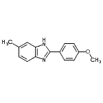 CAS#: 53314-16-2, 2-(4-Methoxyphenyl)-6-Methyl-1H-Benzimidazole