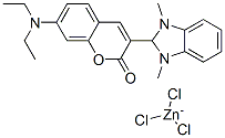 CAS 登录号：53350-83-7， 2-(7-(二乙基氨基)-2-氧代-2H-1-苯并吡喃-3-基)-1,3-二甲基-1H-苯并咪唑三氯锌酸酯