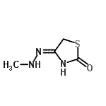 CAS 登录号：533886-37-2， 4-(2-甲基肼基)-1,3-噻唑-2(5H)-酮