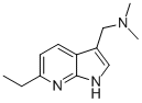 CAS 登录号：533939-05-8， 6-乙基-N,N-二甲基-1H-吡咯并[2,3-b]吡啶-3-甲胺