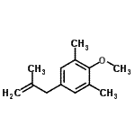CAS 登录号：53483-20-8， 2-甲氧基-1,3-二甲基-5-(2-甲基-2-丙烯-1-基)苯