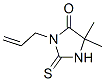 CAS 登录号：53517-95-6， 3-烯丙基-5,5-二甲基-2-硫代咪唑烷-4-酮