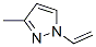 CAS 登录号：53551-92-1， 3-甲基-1-乙烯基吡唑