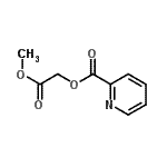 CAS#: 536723-46-3, 2-Methoxy-2-Oxoethyl 2-Pyridinecarboxylate