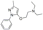 CAS#: 5372-13-4, 5-[2-(Diethylamino)Ethoxy]-3-Methyl-1-Phenyl-1H-Pyrazole