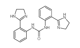 CAS 登录号：5374-54-9， 1,3-二[2-(4,5-二氢-1H-咪唑-2-基)苯基]脲