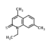 CAS 登录号：53761-64-1， 1-乙基-4,7-二甲基-2(1H)-喹啉硫酮