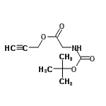 CAS 登录号：537710-06-8， 2-丙炔-1-基N-{[(2-甲基-2-丙基)氧基]羰基}甘氨酸酯