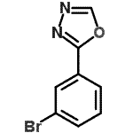 CAS#: 5378-34-7, 2-(3-Bromophenyl)-1,3,4-Oxadiazole