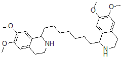 CAS#: 53790-93-5, 1,1'-Heptamethylenebis(1,2,3,4-tetrahydro-6,7-dimethoxyisoquinoline)