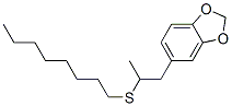 CAS 登录号：5382-10-5， 1,2-(亚甲二氧基)-4-[2-(辛基硫代)丙基]苯