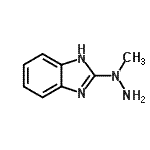 CAS 登录号：53827-27-3， 2-(1-甲基肼基)-1H-苯并咪唑