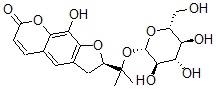 CAS 登录号：53846-51-8， 异芸香呋喃香豆醇葡萄糖甙