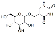 CAS 登录号：53910-96-6， 5-((吡喃葡萄糖基氧基)甲基)尿嘧啶