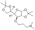 CAS#: 53914-14-0, 1,2:5,6-Di-O-Isopropylidene-3-O-(3-Dimethylaminopropyl)-alpha-D-Glucofuranose