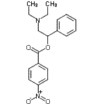 CAS 登录号：53915-51-8， 2-(二乙基氨基)-1-苯基乙基4-硝基苯甲酸酯