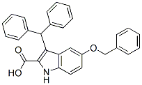 CAS#: 53924-12-2, 3-Diphenylmethyl-5-Benzyloxy-1H-Indole-2-Carboxylic Acid