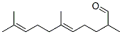 CAS 登录号：54082-68-7， 2,6,10-三甲基十一碳-5,9-二烯醛