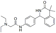 CAS 登录号：54087-51-3， 2-(二乙基氨基)-4'-(4,4-二甲基-3-氧代-1,2,3,4-四氢异喹啉-1-基)乙酰苯胺