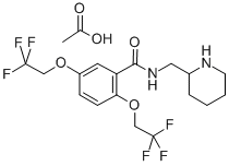CAS#: 54143-56-5, N-(Piperidin-2-Ylmethyl)-2,5-Bis(2,2,2-Trifluoroethoxy)Benzamide Acetate