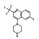 CAS 登录号：541539-66-6， 6-氟-4-(1-哌嗪基)-2-(三氟甲基)喹啉