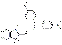 CAS#: 54268-90-5, 4,4'-[4-(2,3-Dihydro-1,3,3-Trimethyl-1H-Indol-2-Yl)Buta-1,3-Dienylidene]Bis[N,N-Dimethylaniline]