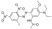 CAS#: 54292-17-0, N-[5-(Diethylamino)-2-[(2-Iodo-4,6-Dinitrophenyl)Azo]-4-Methoxyphenyl]-Acetamide