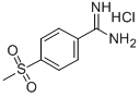 CAS 登录号：5434-06-0， 4-甲烷磺酰基-苯甲脒盐酸盐