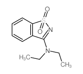 CAS#: 5435-30-3, 3-(Diethylamino)-1,2-Benzisothiazole 1,1-dioxide