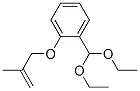 CAS 登录号：5436-69-1， 1-(二乙氧基甲基)-2-(2-甲基丙-2-烯氧基)苯