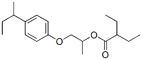 CAS 登录号：5436-75-9， 1-(4-丁烷-2-基苯氧基)丙-2-基 2-乙基丁酸酯