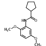 CAS#: 543693-45-4, N-(2,5-Dimethoxyphenyl)Cyclopentanecarboxamide