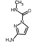 CAS 登录号：54408-75-2， 3-氨基-N-甲基-1H-吡唑-1-甲酰胺