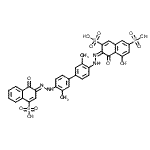 CAS 登录号：5442-09-1， (3E)-3-({3,3'-二甲基-4'-[(2E)-2-(1-氧代-4-磺基-2(1H)-萘亚基)肼基]-4-联苯基}亚肼基)-5-羟基-4-氧代-3,4-二氢-2,7-萘二磺酸
