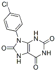CAS 登录号：5444-39-3， 9-(4-氯苯基)-3,7-二氢嘌呤-2,6,8-三酮