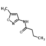 CAS 登录号：544426-28-0， N-(5-甲基-1,2-恶唑-3-基)丁酰胺