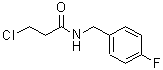 CAS 登录号：544440-95-1， 3-氯-N-(4-氟苄基)丙酰胺
