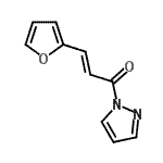 CAS 登录号：544441-72-7， (2E)-3-(2-呋喃基)-1-(1H-吡唑-1-基)-2-丙烯-1-酮