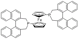 CAS#: 544461-38-3, 1,1'-Bis[(11bS)-3,5-dihydro-4H-dinaphtho[2,1-c:1',2'-e]phosphepin-4-yl]-Ferrocene