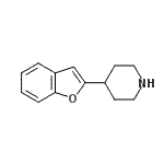 CAS#: 54477-05-3, 4-(1-Benzofuran-2-Yl)Piperidine