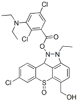 CAS 登录号：54484-91-2， 8-氯-5-(羟基甲基)-N,N-二乙基-2H-[1]苯并噻喃并[4,3,2-cd]吲唑-2-乙烷-1-胺 N-氧化物