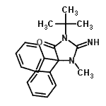 CAS#: 54508-07-5, 2-Imino-1-Methyl-3-(2-Methyl-2-Propanyl)-5,5-Diphenyl-4-Imidazolidinone