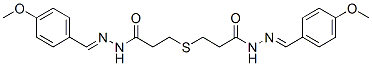 CAS#: 5460-24-2, N-[(4-Methoxyphenyl)Methylideneamino]-3-[2-[[(4-Methoxyphenyl)Methylideneamino]Carbamoyl]Ethylsulfanyl]Propanamide